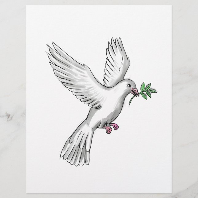 Dove Olive Löv Tattoo (Framsida)