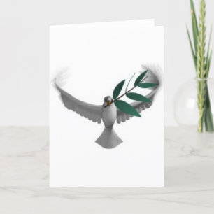 Dove-olivegren Helgkort