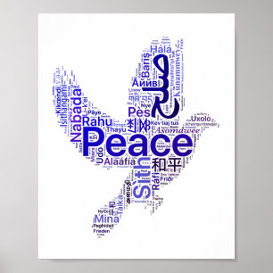 Dove Ord Art Peace Poster