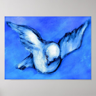 Dove-Original Art by SQ Streater Poster