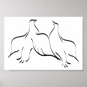Dove par Clipart Poster