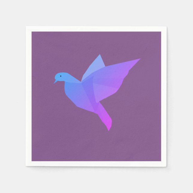 Dove, Peace , Dove Art Pappra blöjor Pappersservett (Framsidan)