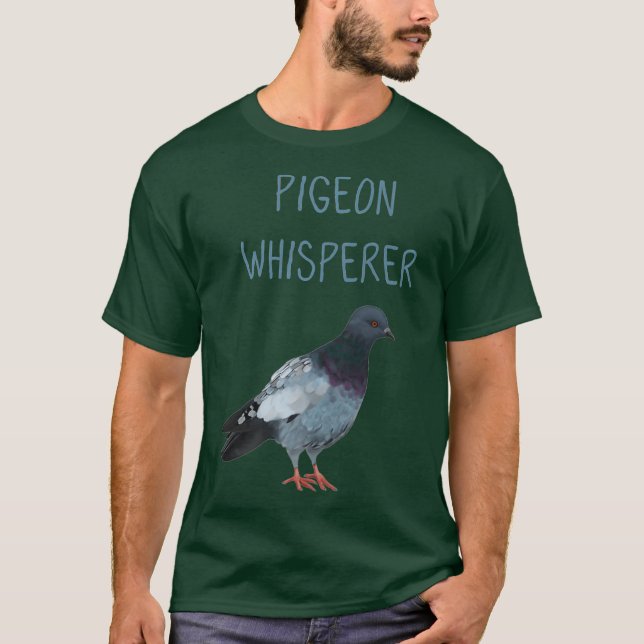 Dove Pigeon Whisperer D010-0340A Premium T Shirt (Framsida)