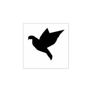 Dove, Pigeon Wood Art Frimärke Stämpel