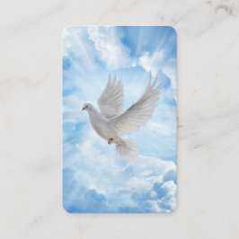Dove Prayer Card - efter glöd Visitkort