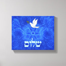 Dove - Shalom Canvastryck