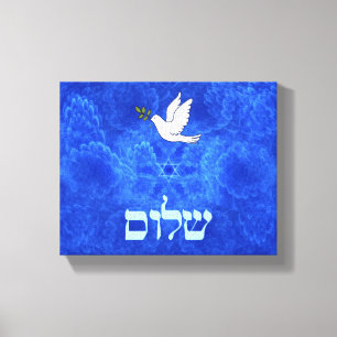 Dove - Shalom Canvastryck