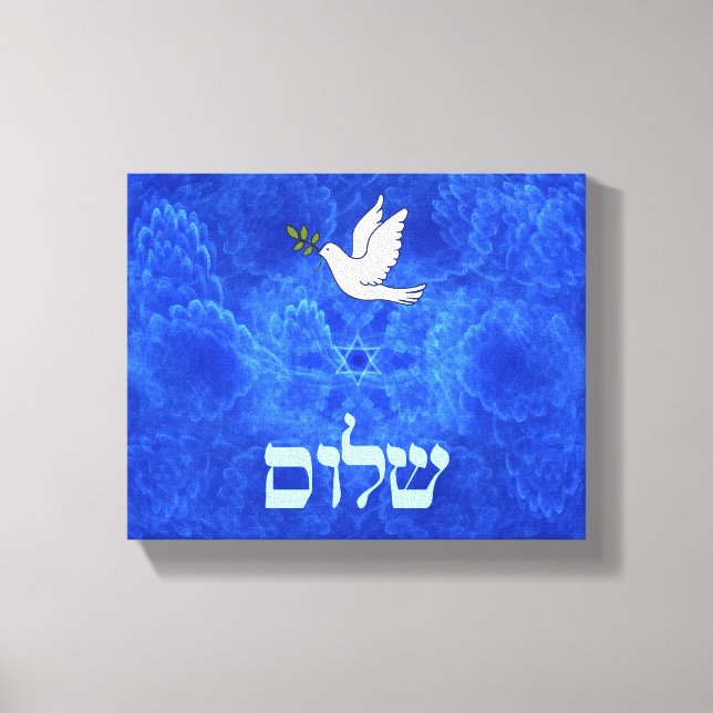 Dove - Shalom Canvastryck (Framsida)