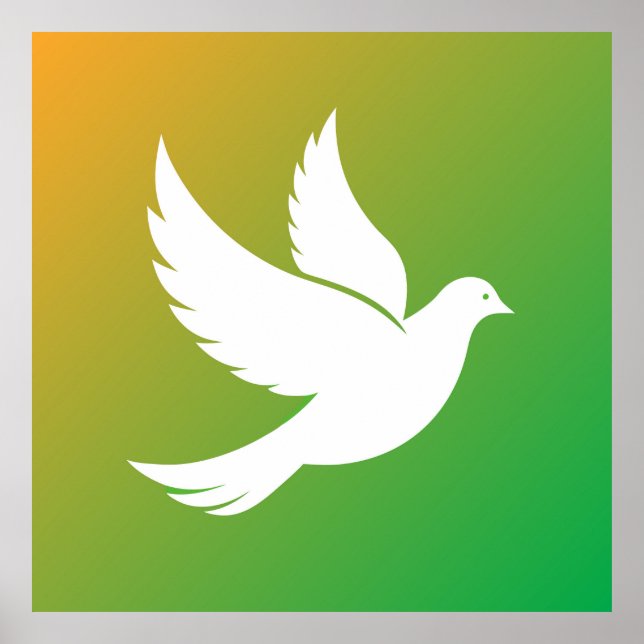 Dove Silhouette Poster (Framsidan)