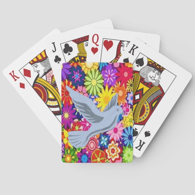 Dove spelkortlek spel kort (Baksidan)
