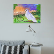 Dove | Vackert stående liggande