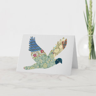 Dove Vintage Blommigt Card-serie 2 Kort