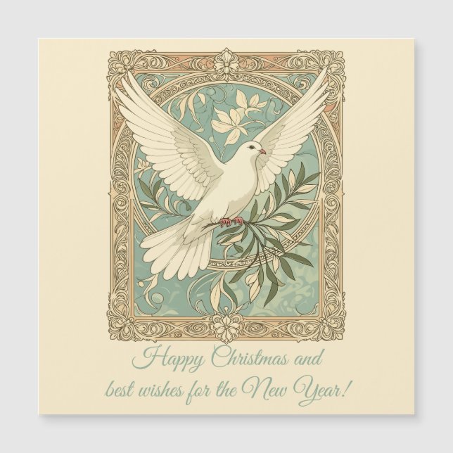 Dove With Olive Branch Christmas  (Framsida)