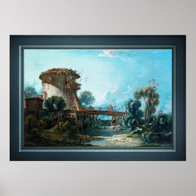 Dovecote av François Boucher Poster (Framsidan)