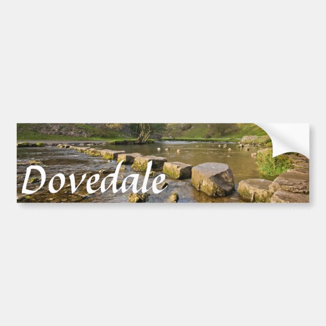 Dovedale foto för Derbyshire maximalt Bildekal (Framsidan)
