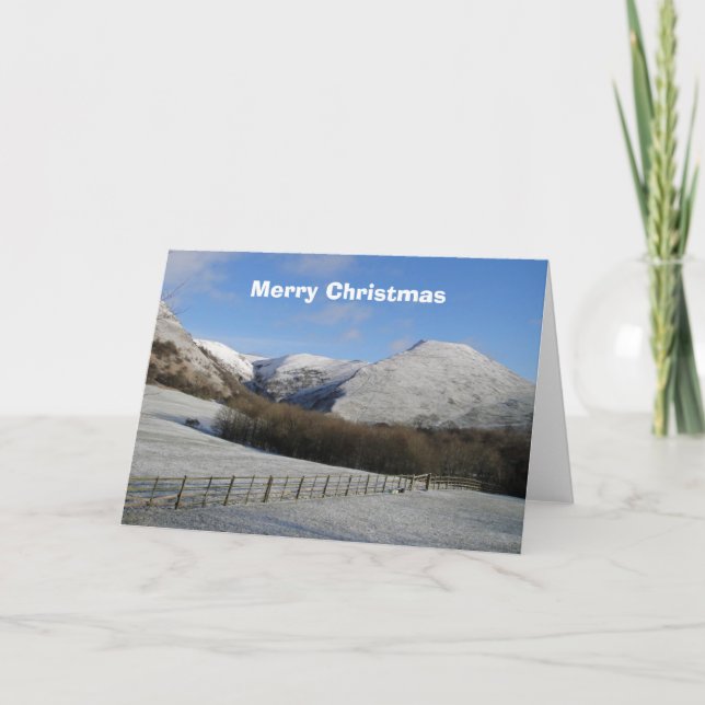 Dovedale i snökort helgkort (Framsida)