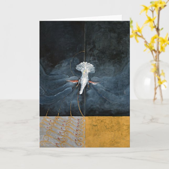 Doven, nr 5 | Hilma af Klint Kort (Gul blomma)