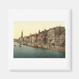 Dovenfleeth Hamburg, Tyskland Magnet