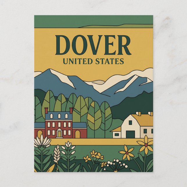 Dover, Delaware Delaware Vykort (Framsida)