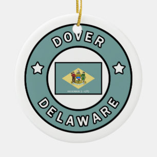 Dover Delaware Julgransprydnad Keramik