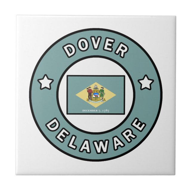 Dover Delaware Kakelplatta (Framsidan)