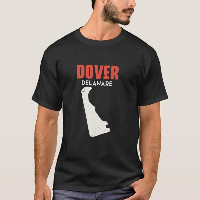 Dover Delaware USA State America Travel Delawarean T Shirt (Framsida)