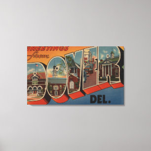 Dover, DelawareLarge Brev ScenesDover, DE Canvastryck