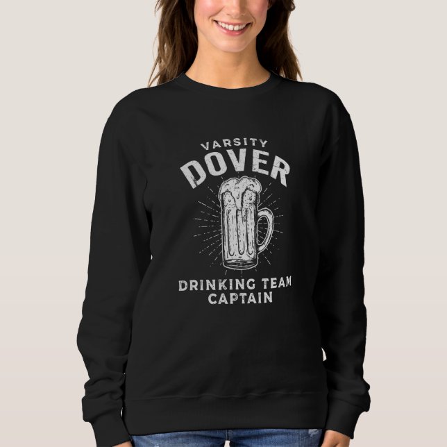Dover Drickande Lagkapten Öl   Festdrickare T Shirt (Framsida)