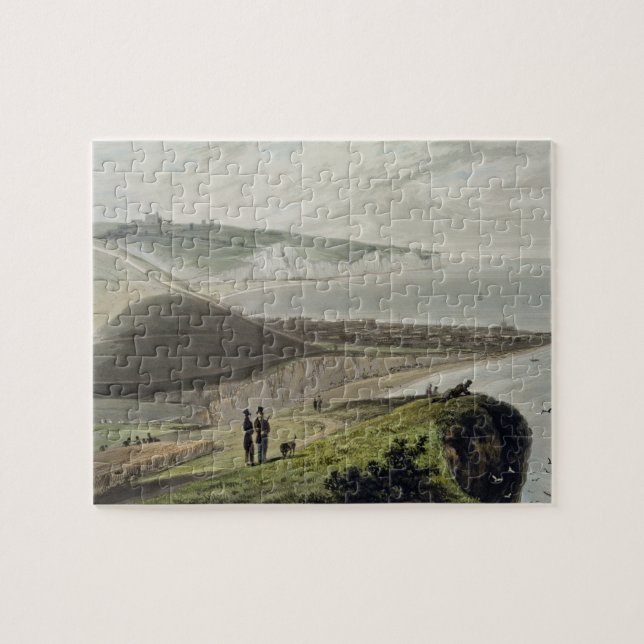 Dover från Shakespeares klippa, från 'en resa Ar Pussel (Horisontell)