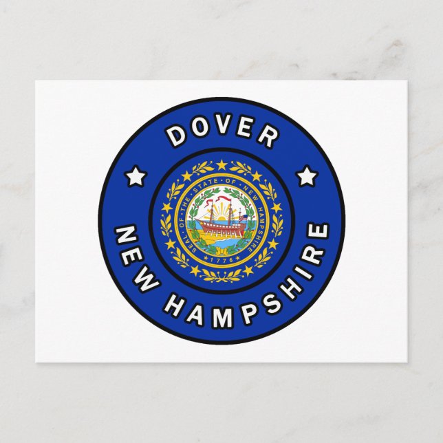 Dover New Hampshire Vykort (Framsida)