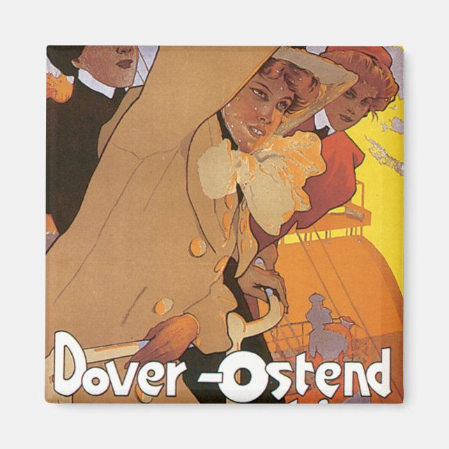 Dover-Ostend-linje Magnet (Framsidan)