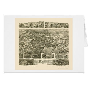 Dover panorama- karta för NJ - 1903 Hälsningskort