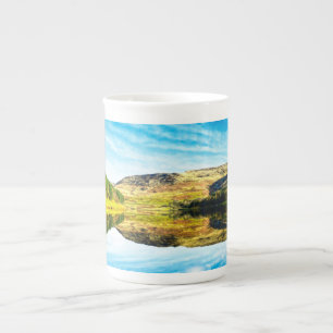 Dovestone Reservoir in vinterspecialitet Mugg Benporslin Mugg