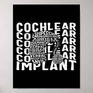 Dövet Cochlear Implant ASL H. Poster