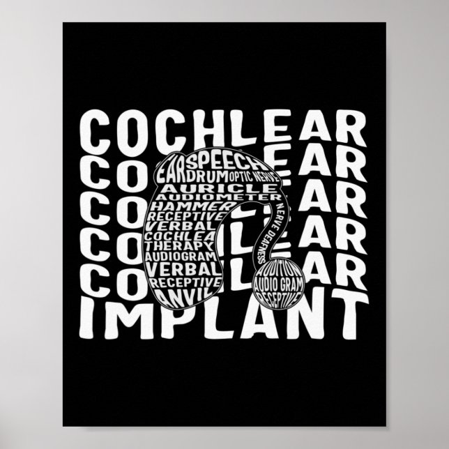 Dövet Cochlear Implant ASL H. Poster (Framsidan)
