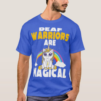 Dövet döv Cute Magic Unicorn ASl Language  Pride T Shirt