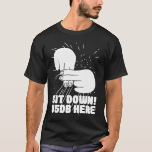 Dövet Hårdstöd Pride ASL-handskriftsspråk T Shirt