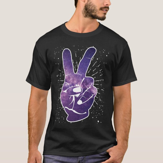 Dövet Hearing Aid Pride ASL-handskylt Döv T Shirt (Framsida)