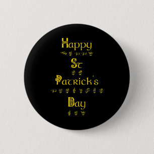 Dövet Pride st patricks day Signeringsspråk asl Me Knapp