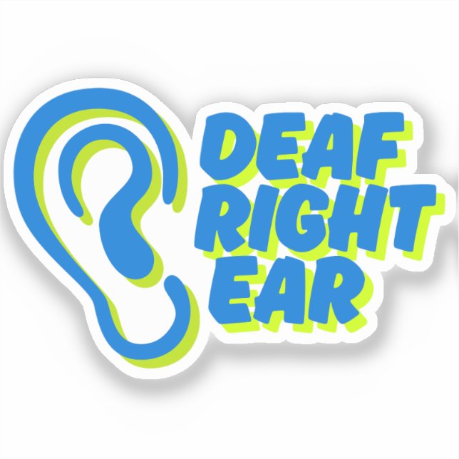 dövets höger, vit bakgrund klistermärken (Framsida)