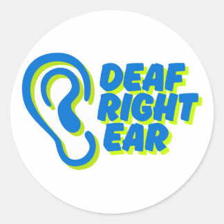 dövets höger, vit bakgrund runt klistermärke