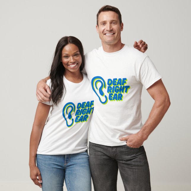 dövets höger, vit bakgrund t shirt (Unisex)