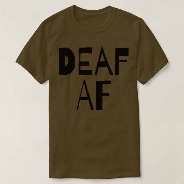 DÖVETS MEDVETENHET Döv AF T Shirt (Design framsida)