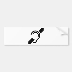 Dövets symbol bildekal