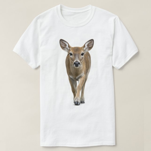 Dovhjort som närmar sig t shirt (Design framsida)