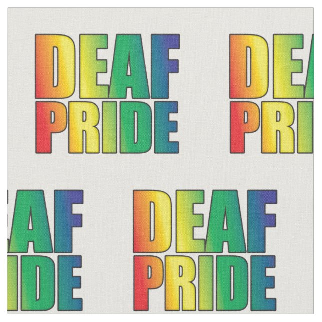 Dövt pridetyg tyg (Närbild)