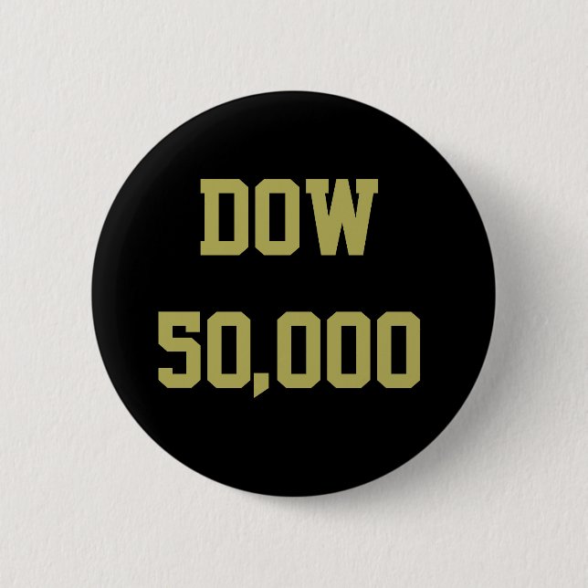 Dow 50 000 Lagrar Market Firande Knapp (Framsida)