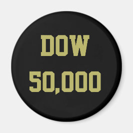 Dow 50 000 Lagrar Market Firande Magnet