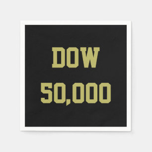 Dow 50 000 Lagrar Market Firande Pappersservett