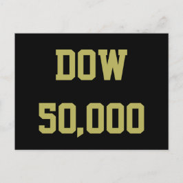 Dow 50 000 Lagrar Market Firande Vykort